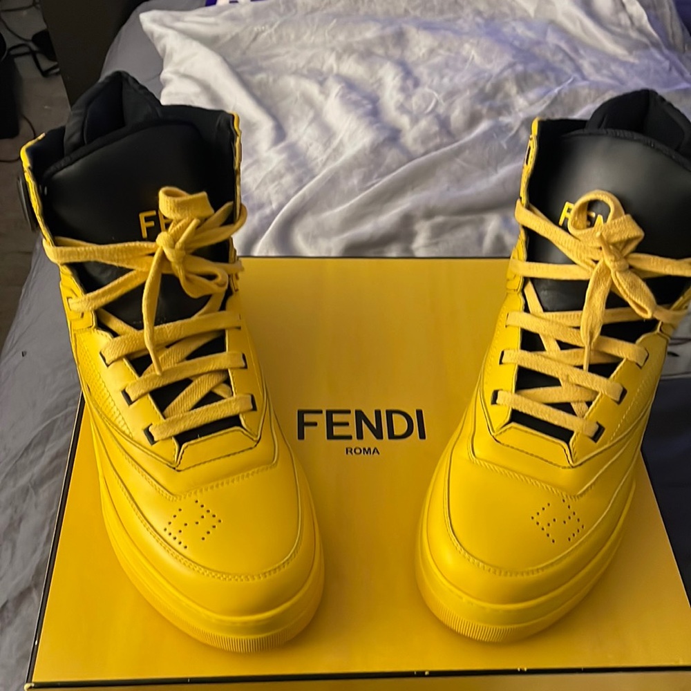 Fendi high top sneakers only wore once